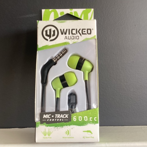 Wicked Audio WI656 Drive 600cc with Microphone, Green - Picture 4 of 5